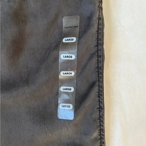 Calvin Klein Grey Trousers Pants Joggers High Elastic Waist Size L Wide Legs - Picture 6 of 11